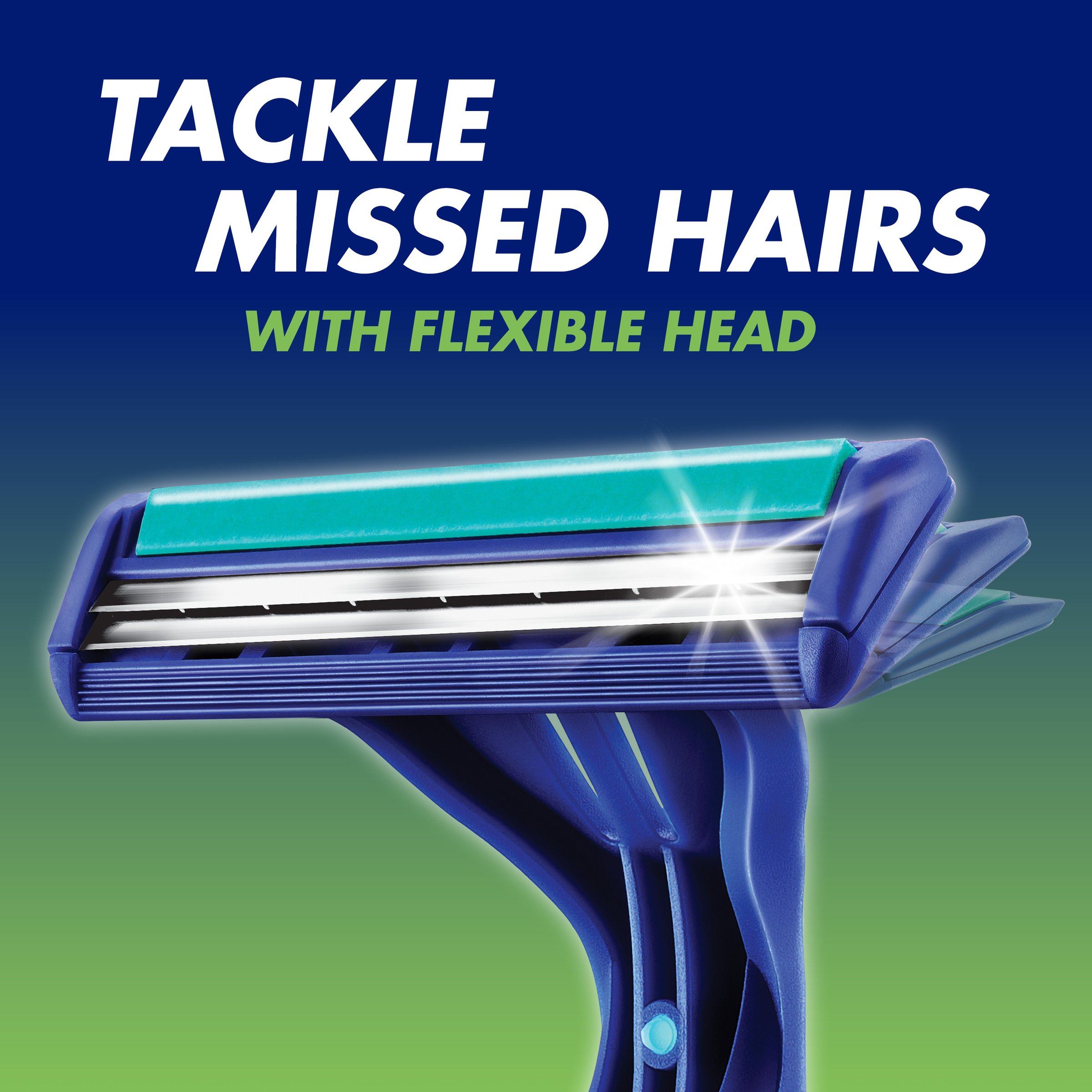 Gillette Blue II Disposable Plus Sensitive Pivot 5 pack - Image 3