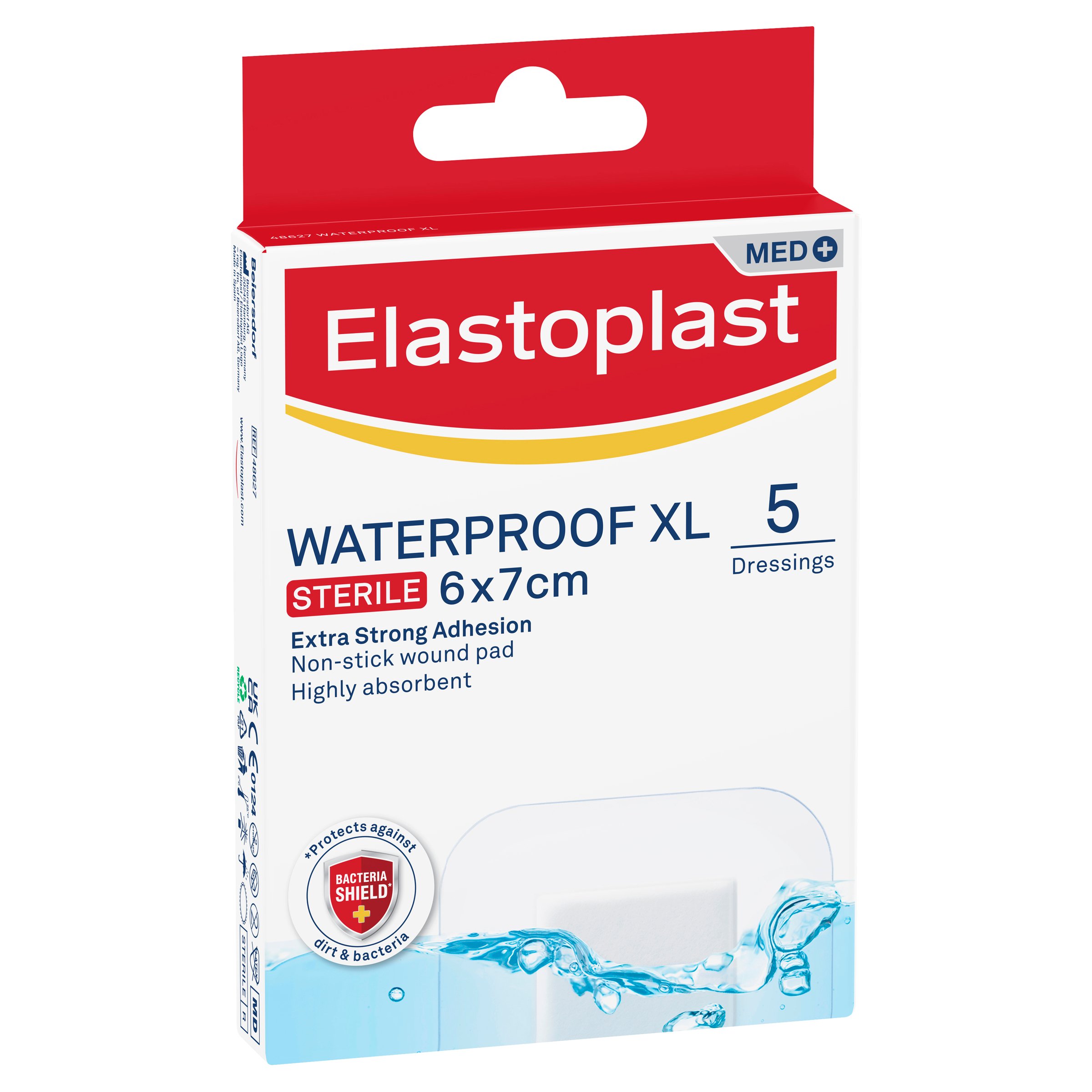 Elastoplast Aqua Protect XL Waterproof Dressing 6 X 7cm - 5 strips - Image 6