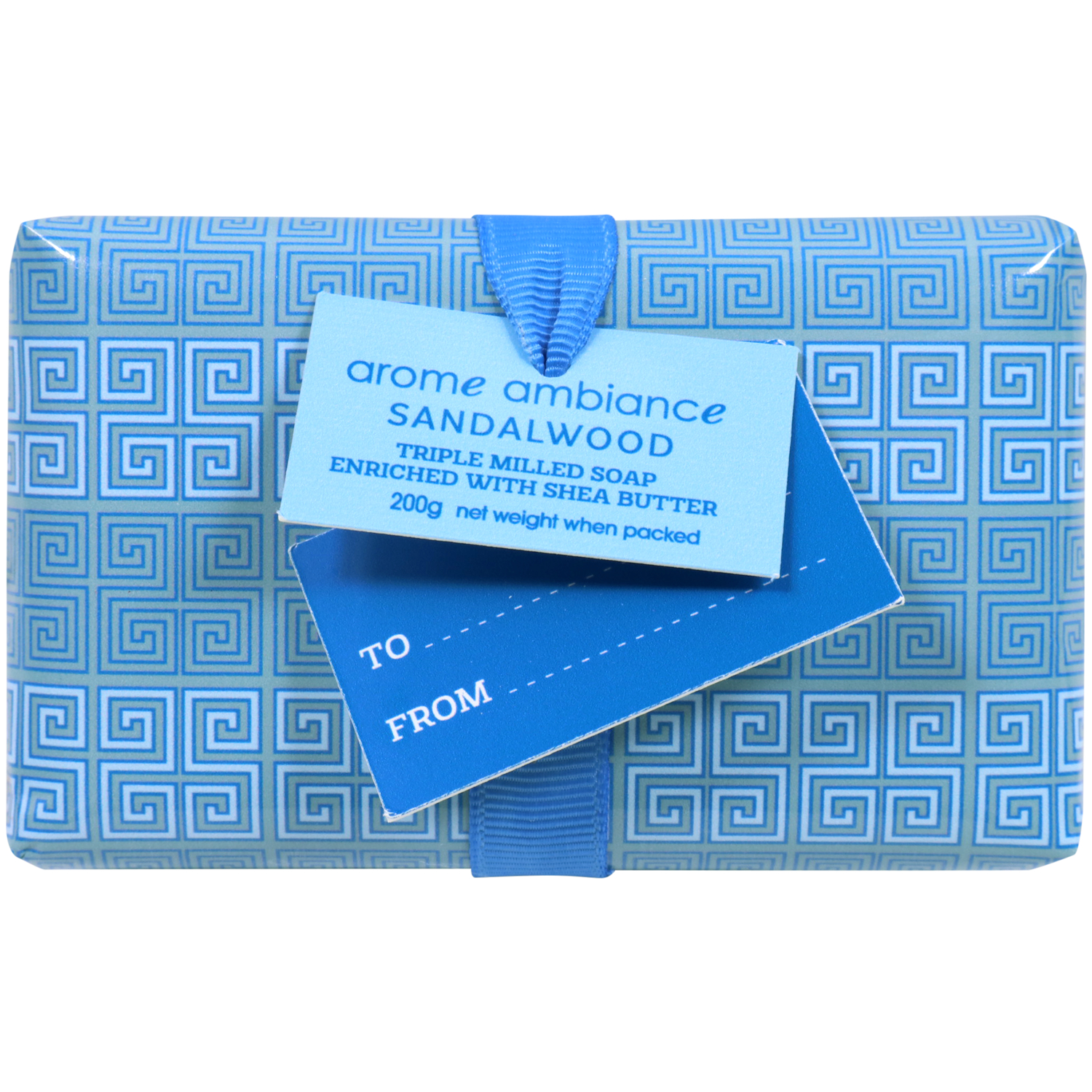 Arome Ambiance Wrapped Triple Milled Soap Sandalwood 200g - Image 2