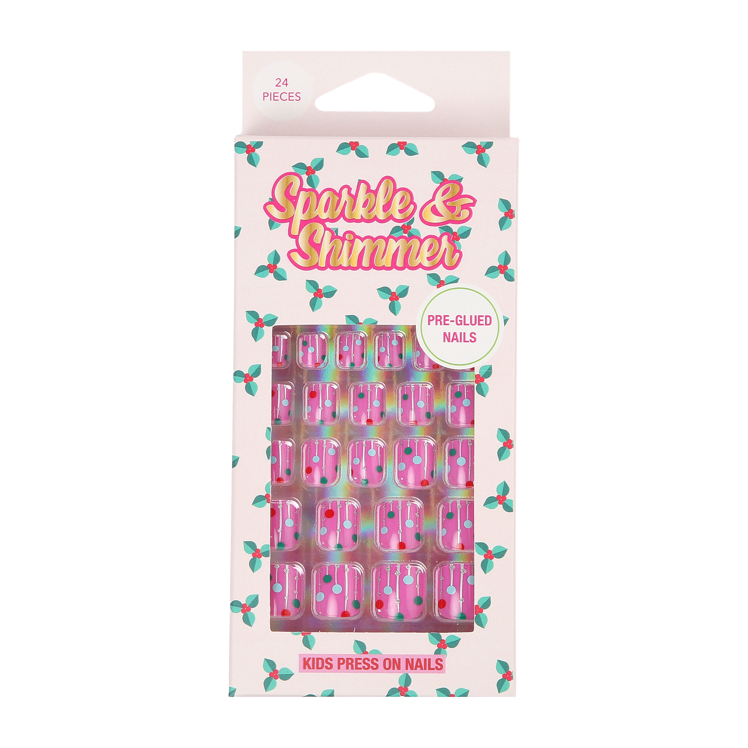 GFA Christmas Nails Womens & Kids Assorted 1 pair - Image 2