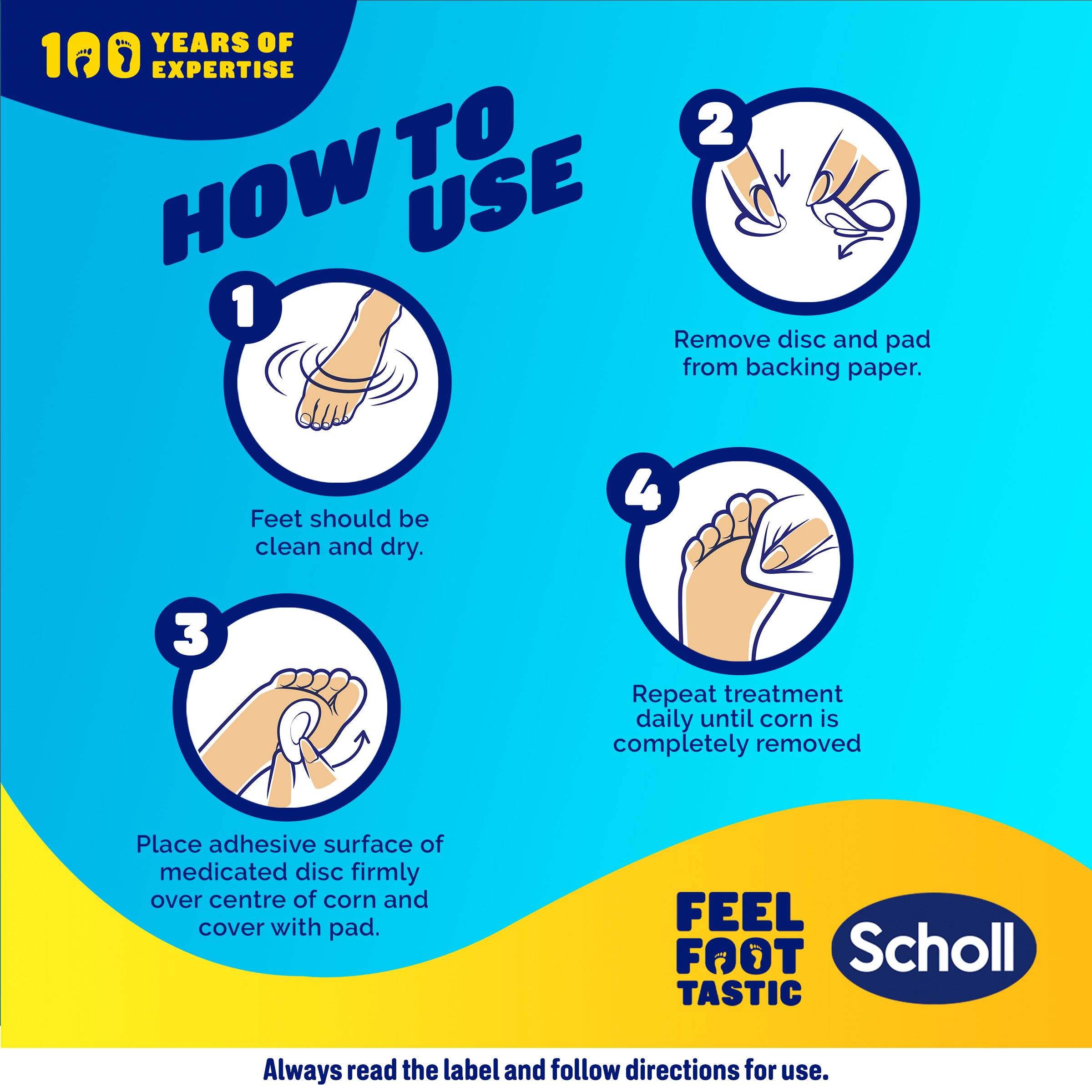 Scholl Corn Remover Pads 1 pack - Image 3