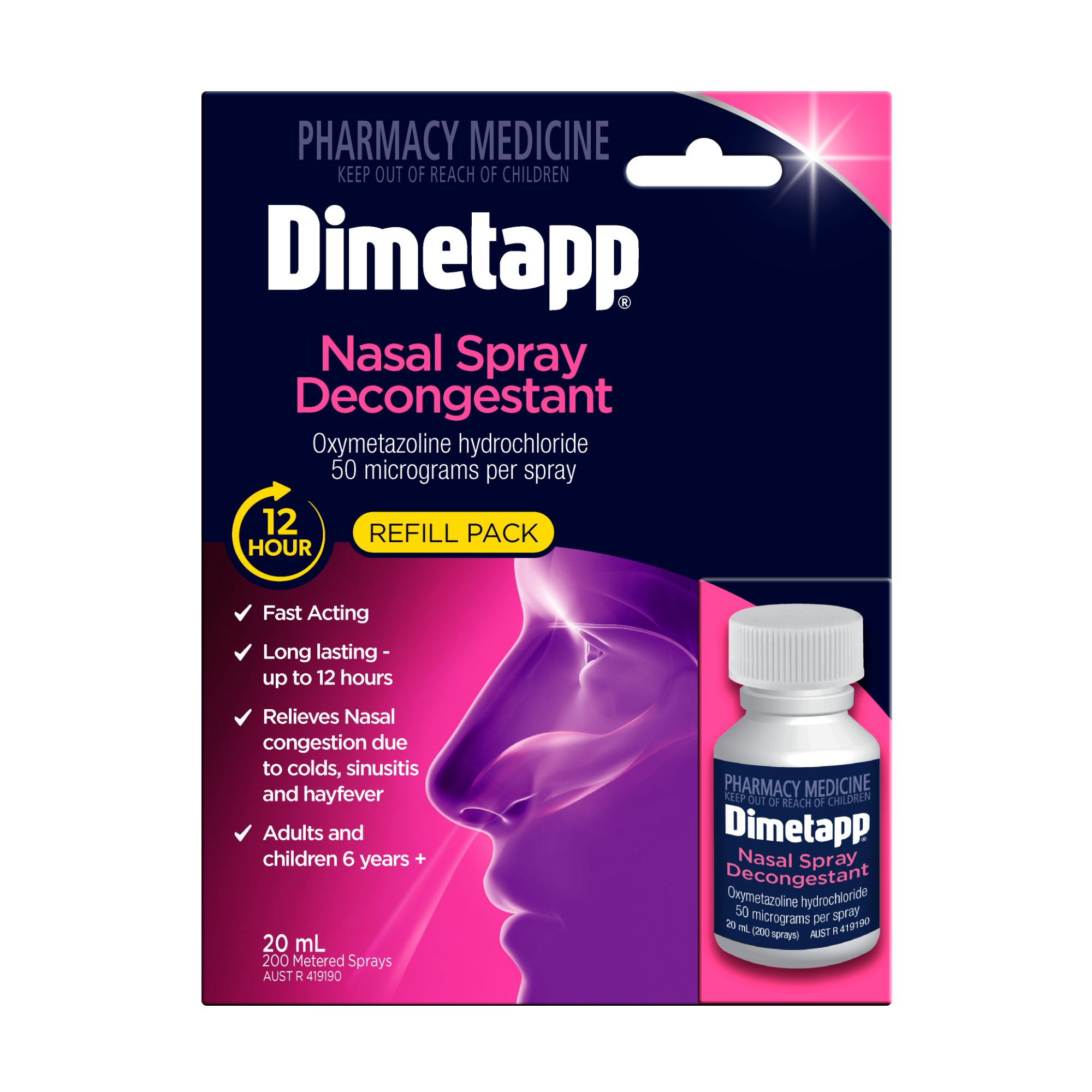 Dimetapp Nasal Spray Refill 20ml - Image 1