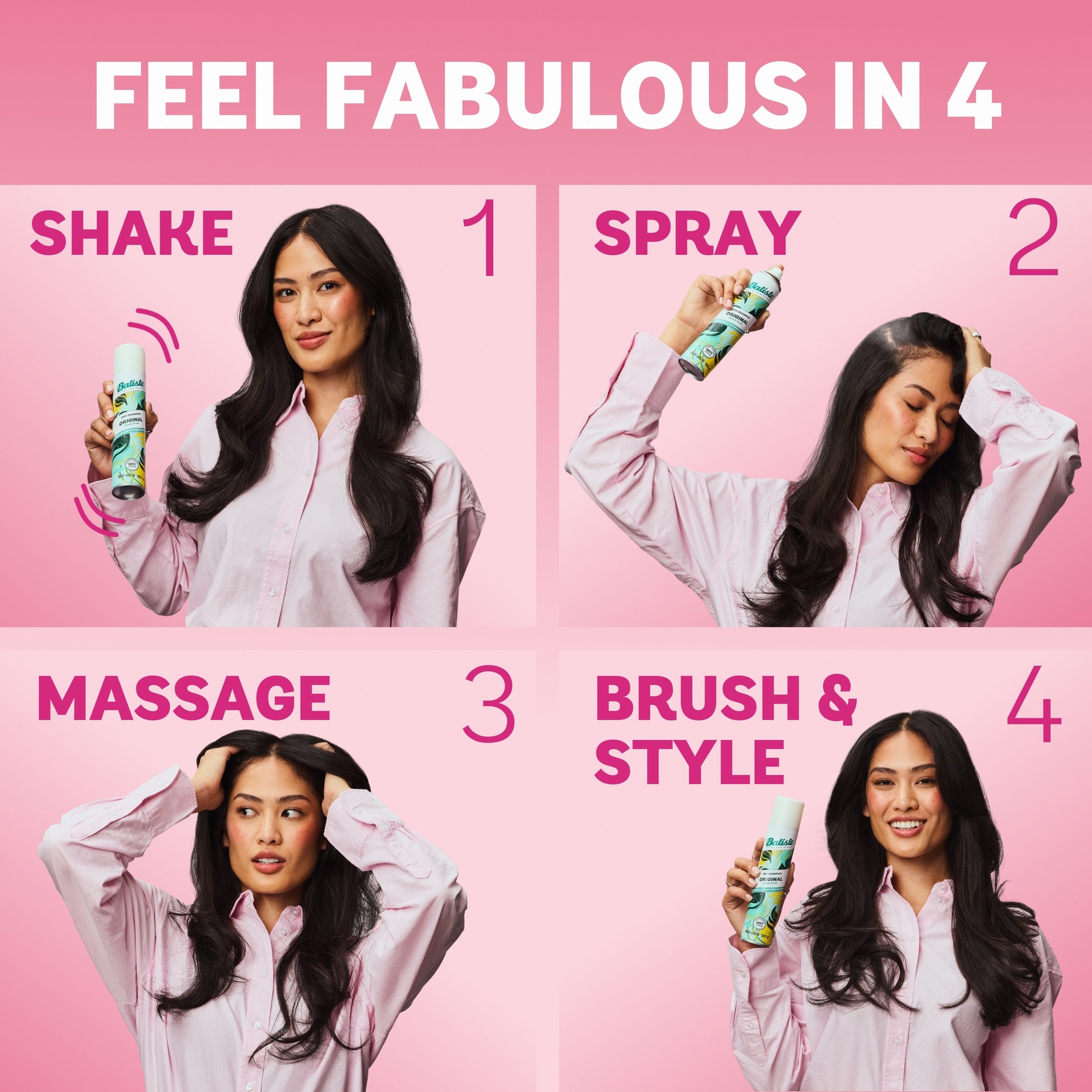 Batiste Dry Shampoo Eden Bloom 350ml - Image 5