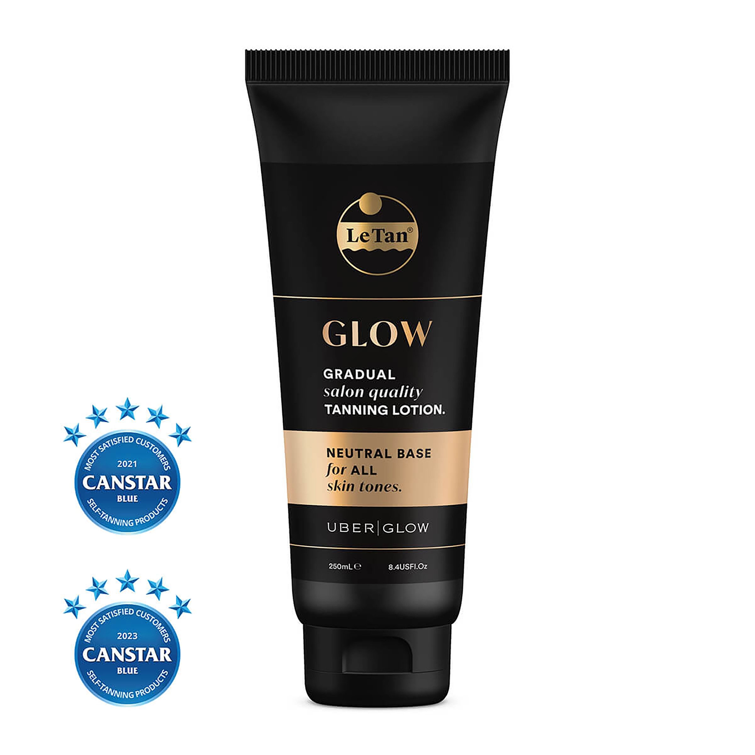 Le Tan Gold Glow Gradual Self Tanning Lotion 250ml - Image 3