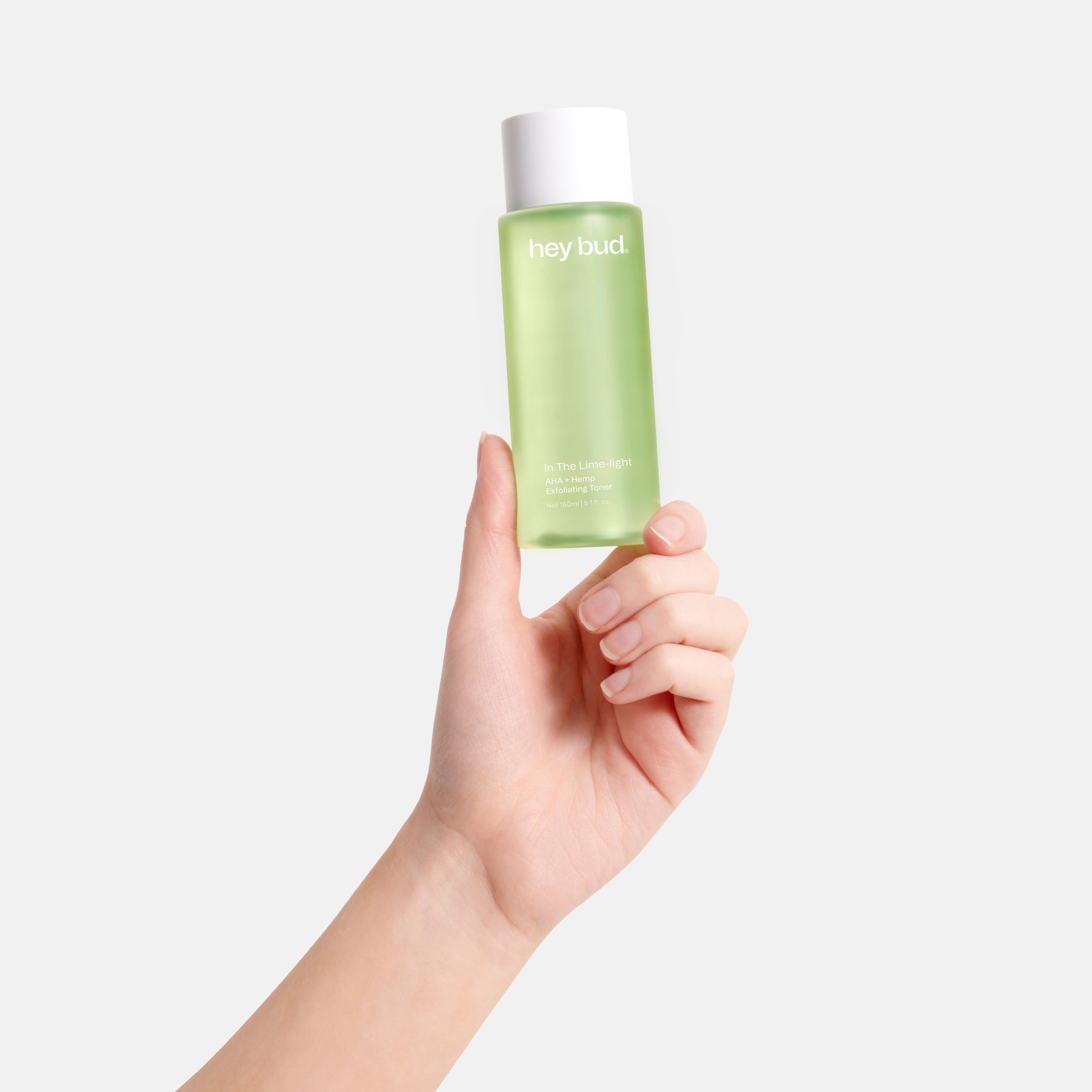 Hey Bud AHA + Hemp Exfoliating Toner 150ml - Image 2