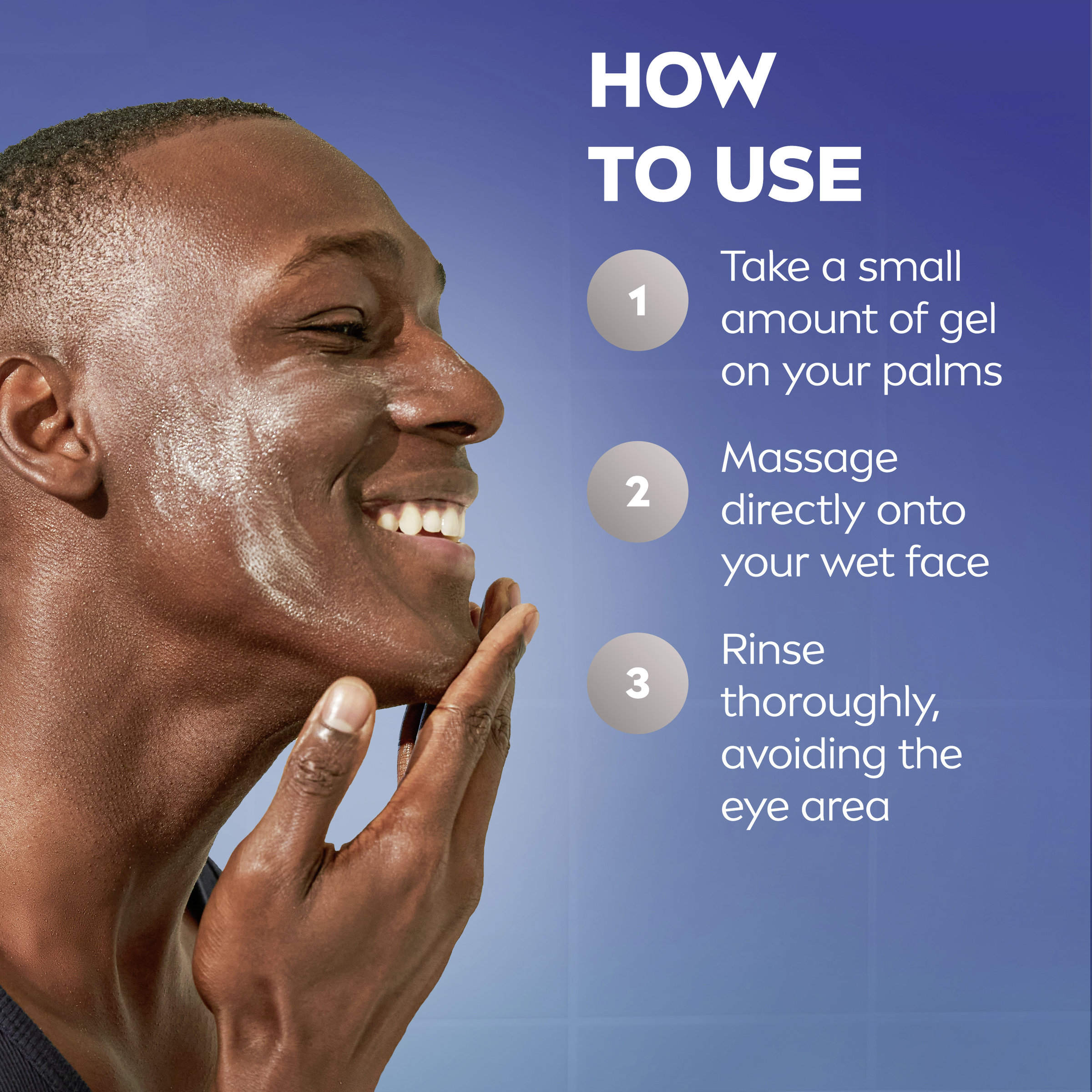 Nivea Men Hydrocare XXL Face Wash 150ml - Image 3