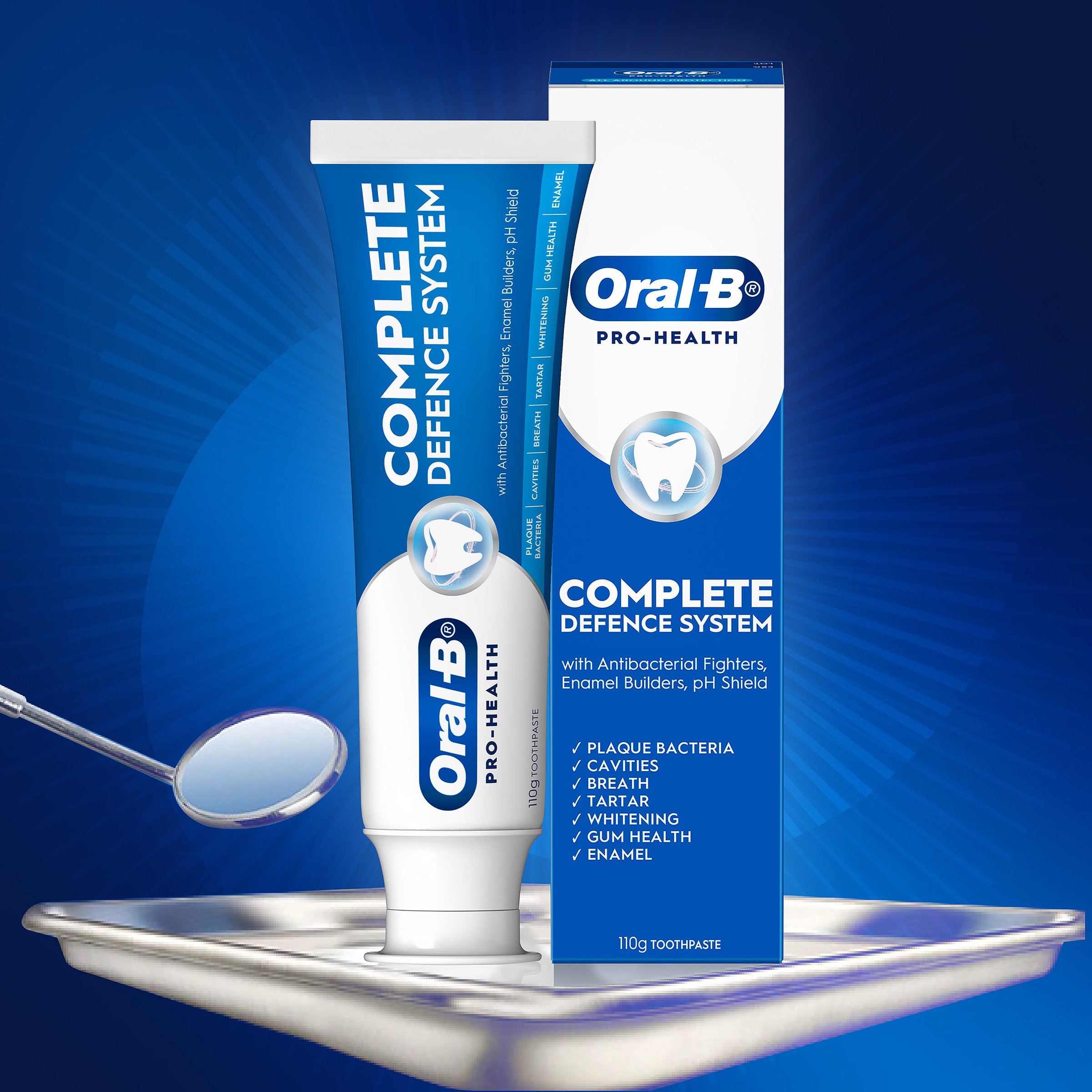 Oral-B Pro Health Complete Defence System Whitening 110g - Image 6