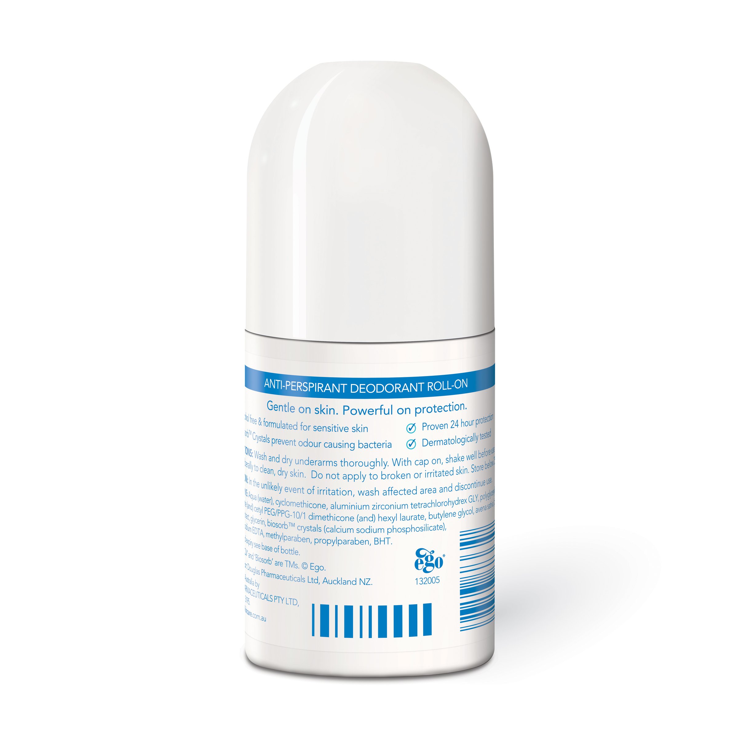 Ego QV Naked Anti-Perspirant Deodorant Roll On Fragrance Free 80g - Image 2
