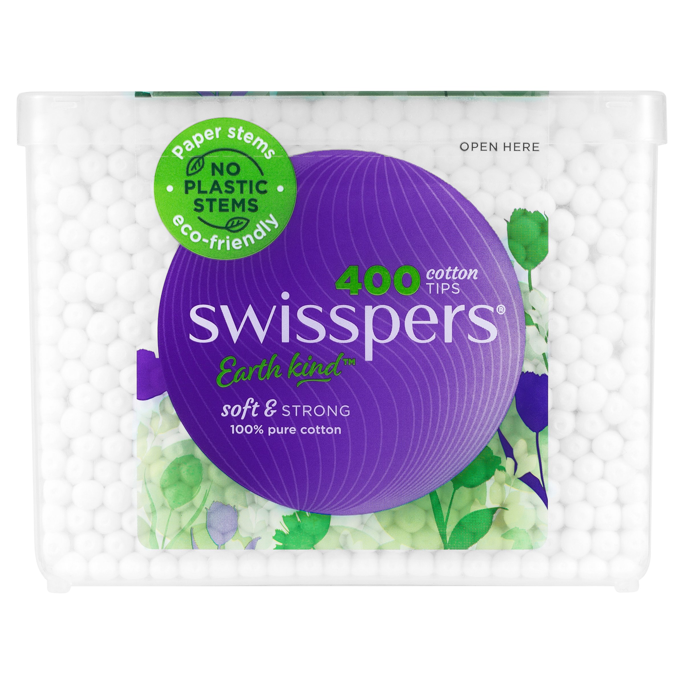 Swisspers Cotton Tips Paper Stems 400 pack - Image 4