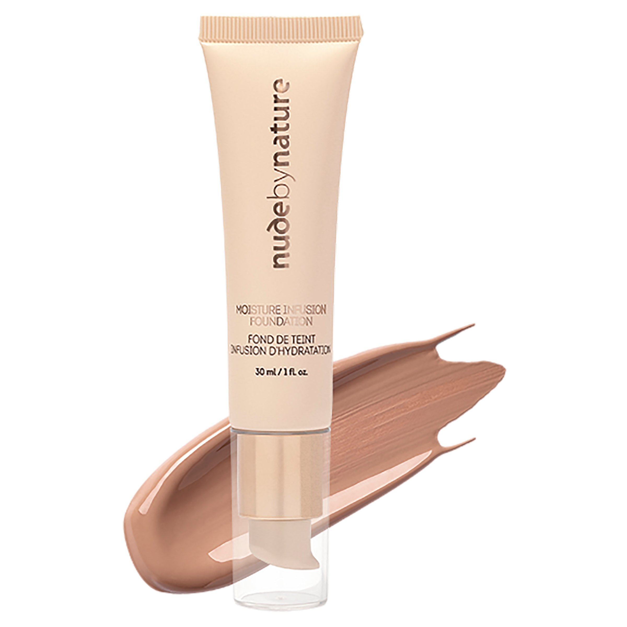 Nude By Nature Moisture Infusion Foundation N4 Silky Beige 30ml - Image 4