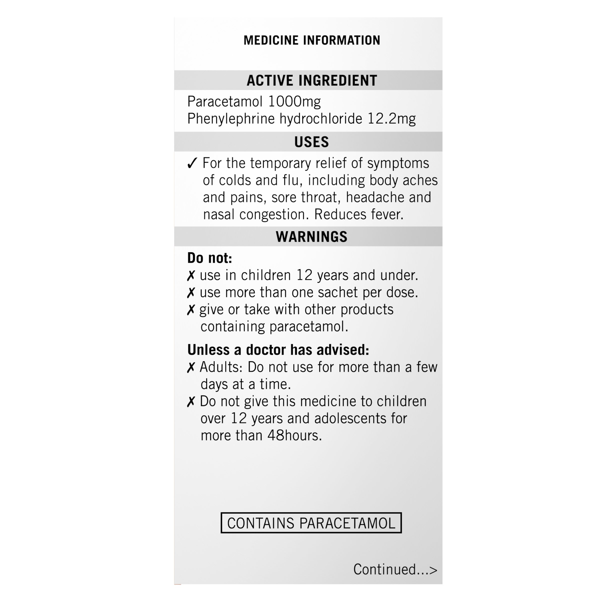 Lemsip Max Cold & Flu Decongestant 10 sachets - Image 4