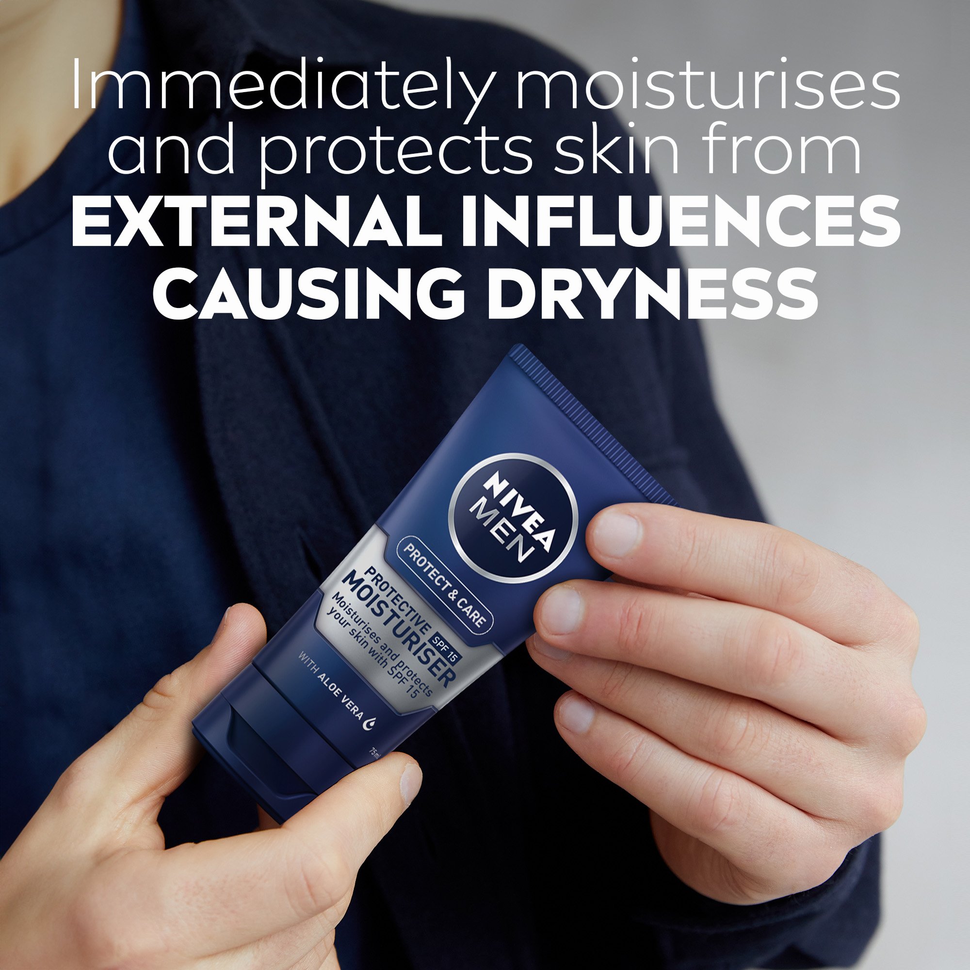 Nivea For Men Protective Moisturiser SPF15+ 75ml - Image 9