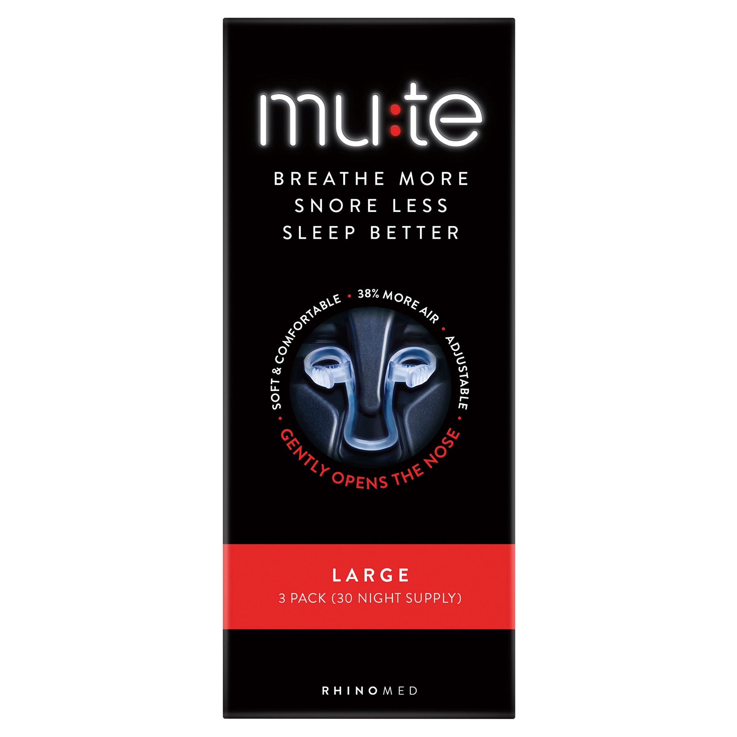 Mute Snoring Device Large 3 pack - Image 1