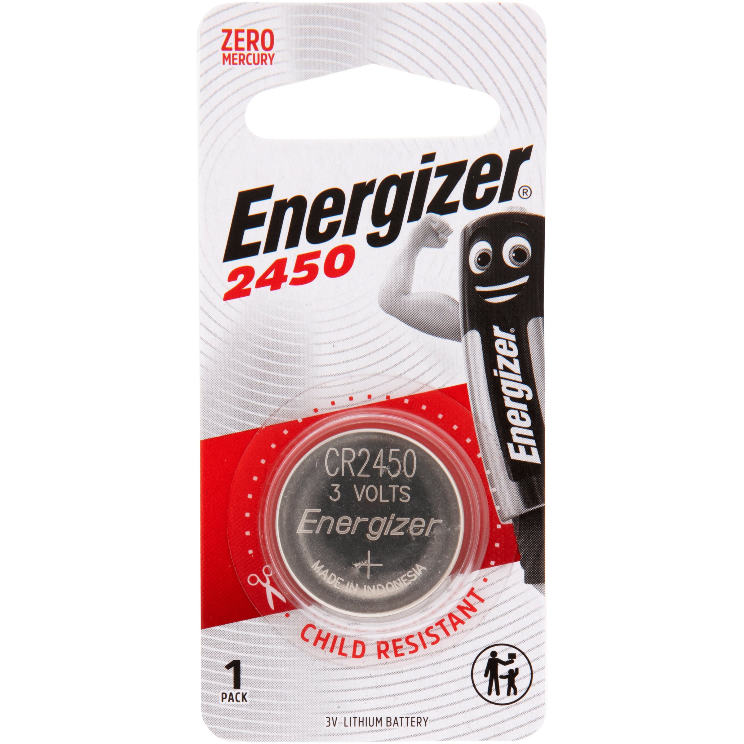 Energizer Battery Lithium ECR2450 - 1 pack