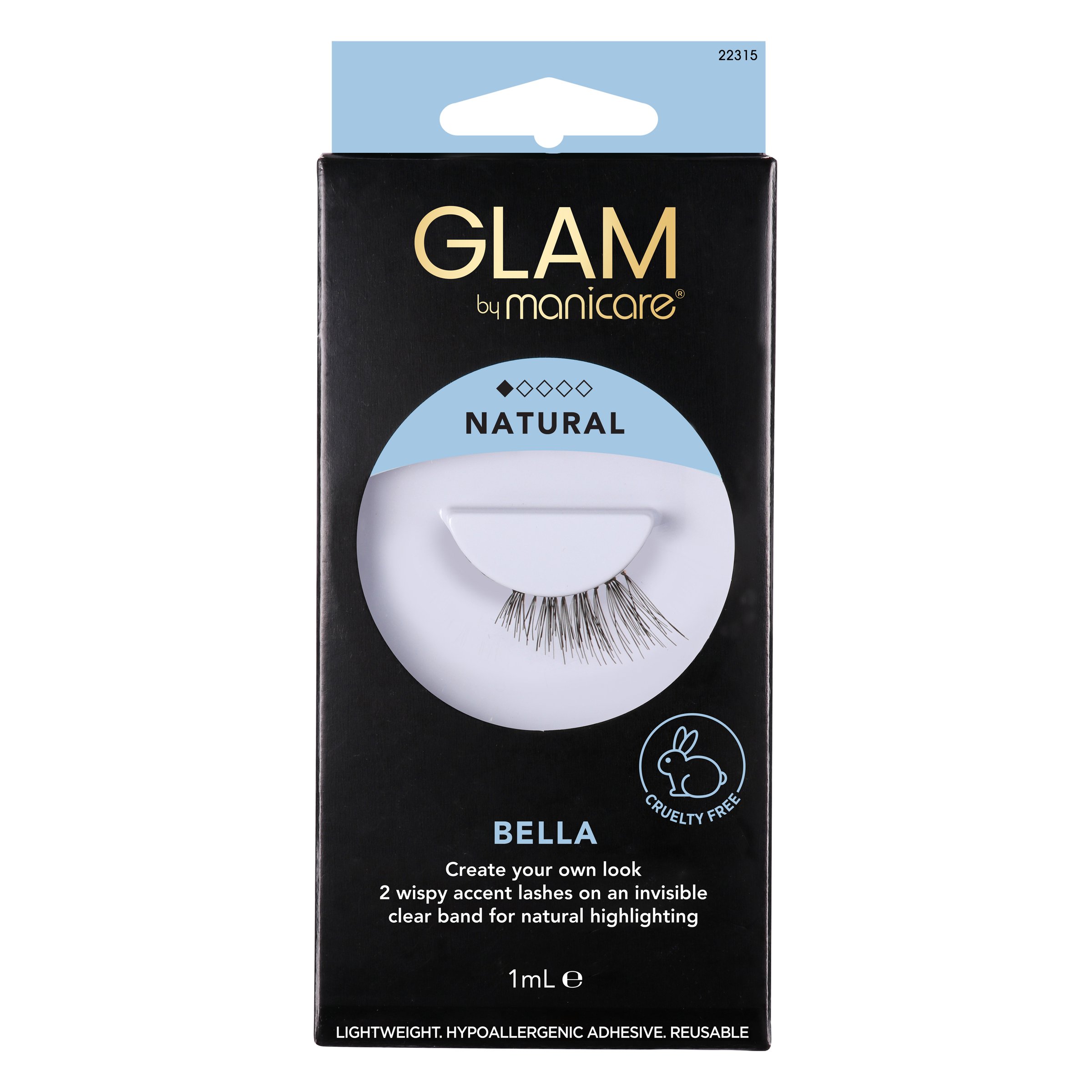 Manicare Glam Eye Lashes Bella 1 each