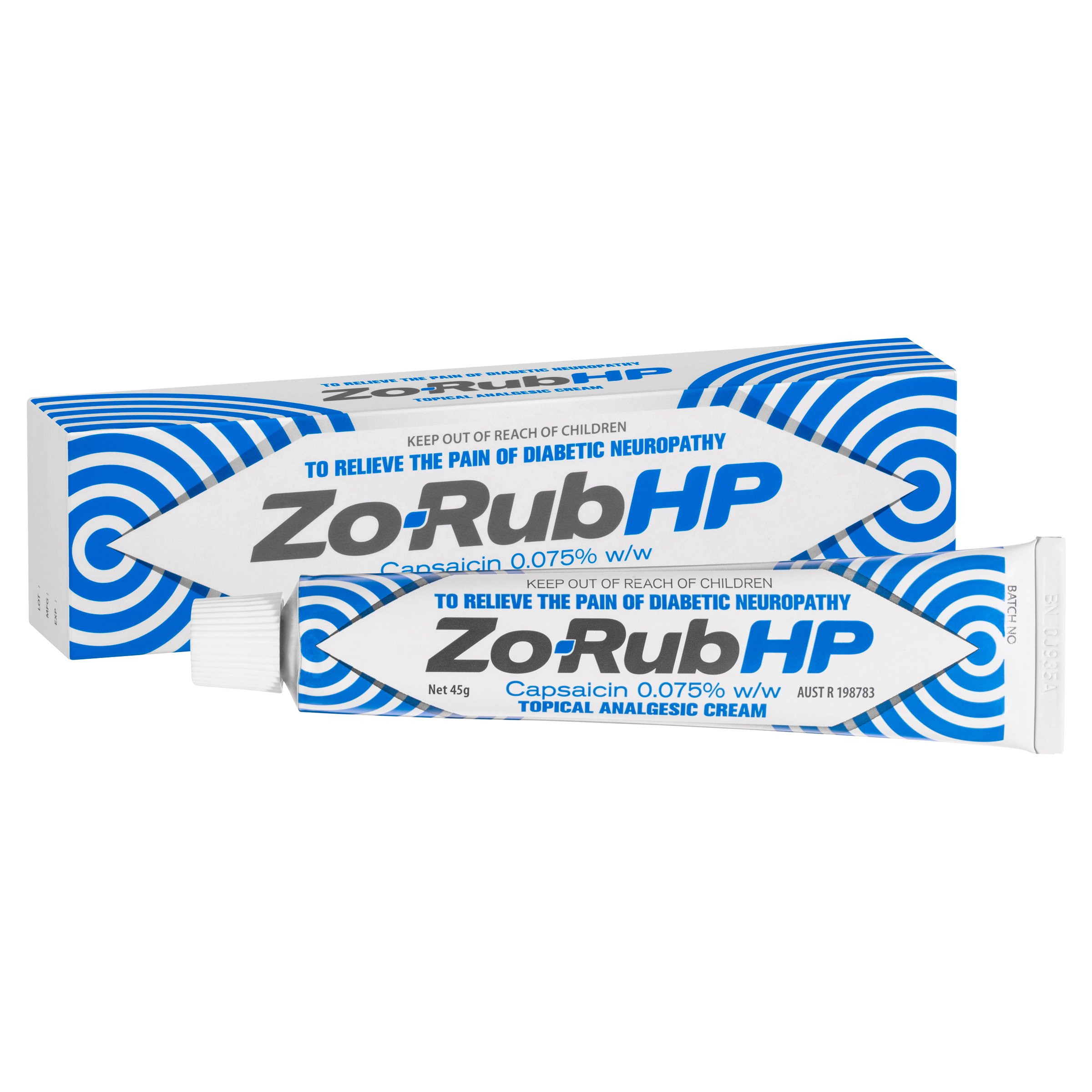 Zo-Rub HP Topical Analgesic Cream 0.075% - 45g - Image 8