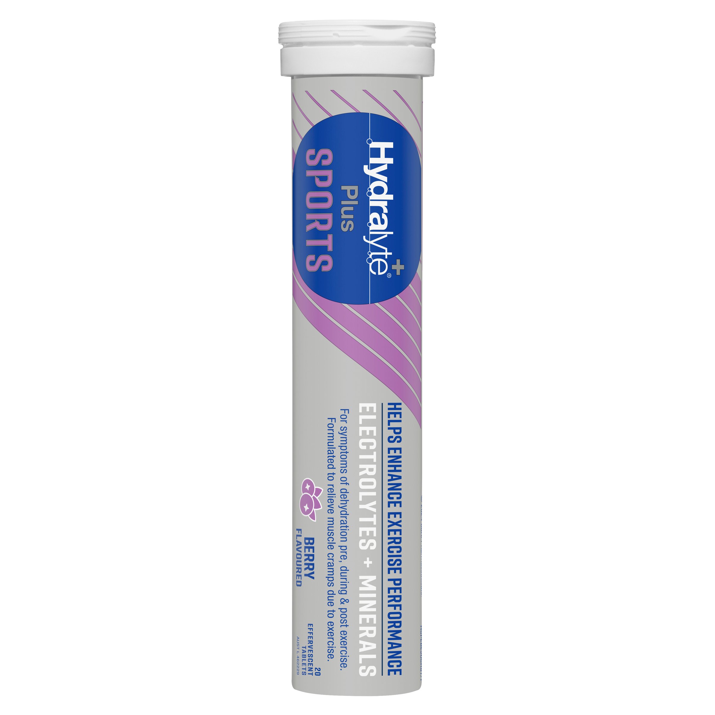 Hydralyte Plus Sports Effervescent Berry 20 tablets - Image 10