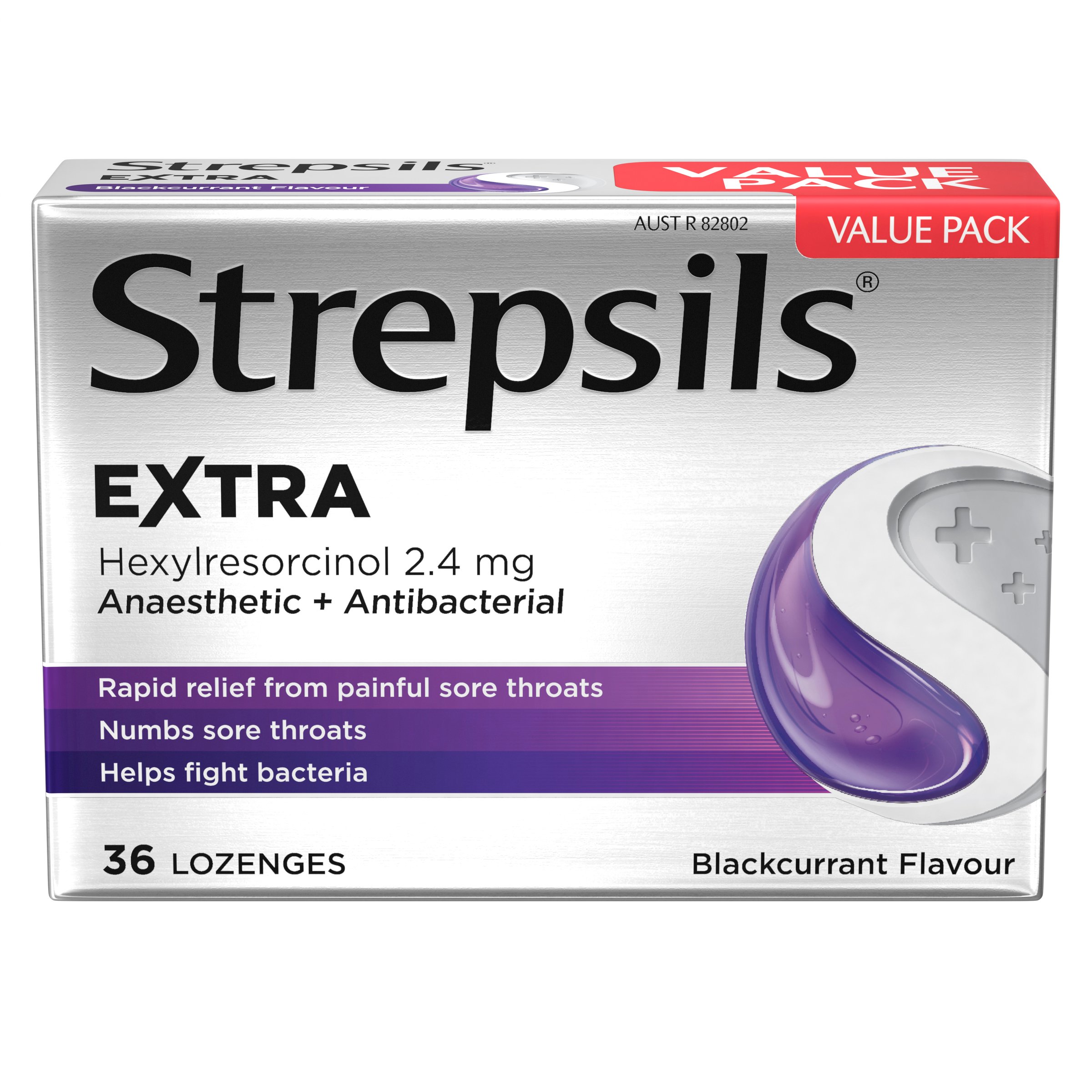 Strepsils Extra Blackcurrant 36 lozenges - Image 6
