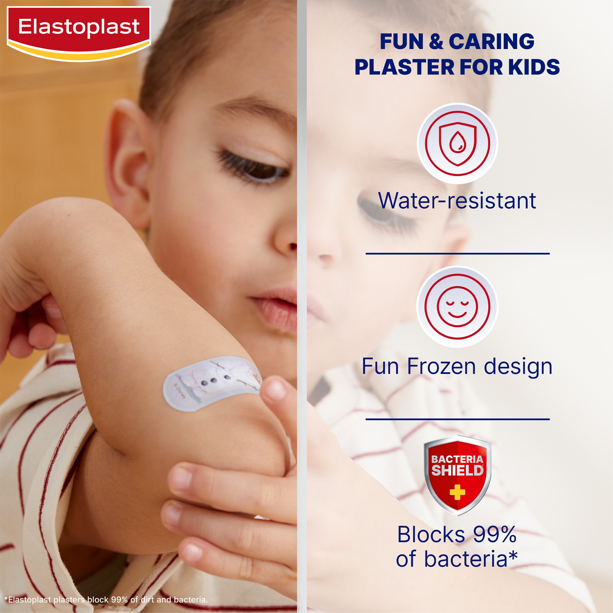 Elastoplast Junior Strips Frozen 20 pack - Image 8