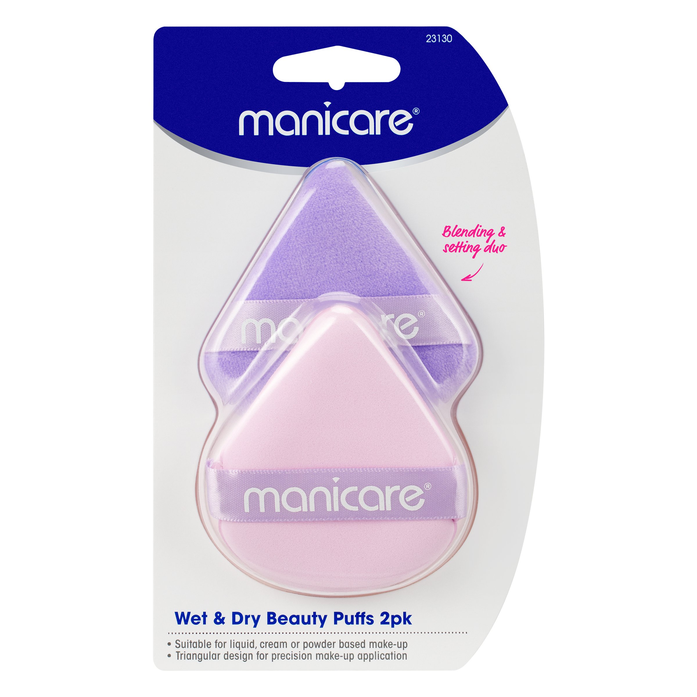 Manicare Wet & Dry Beauty Puffs 2 pack - Image 1