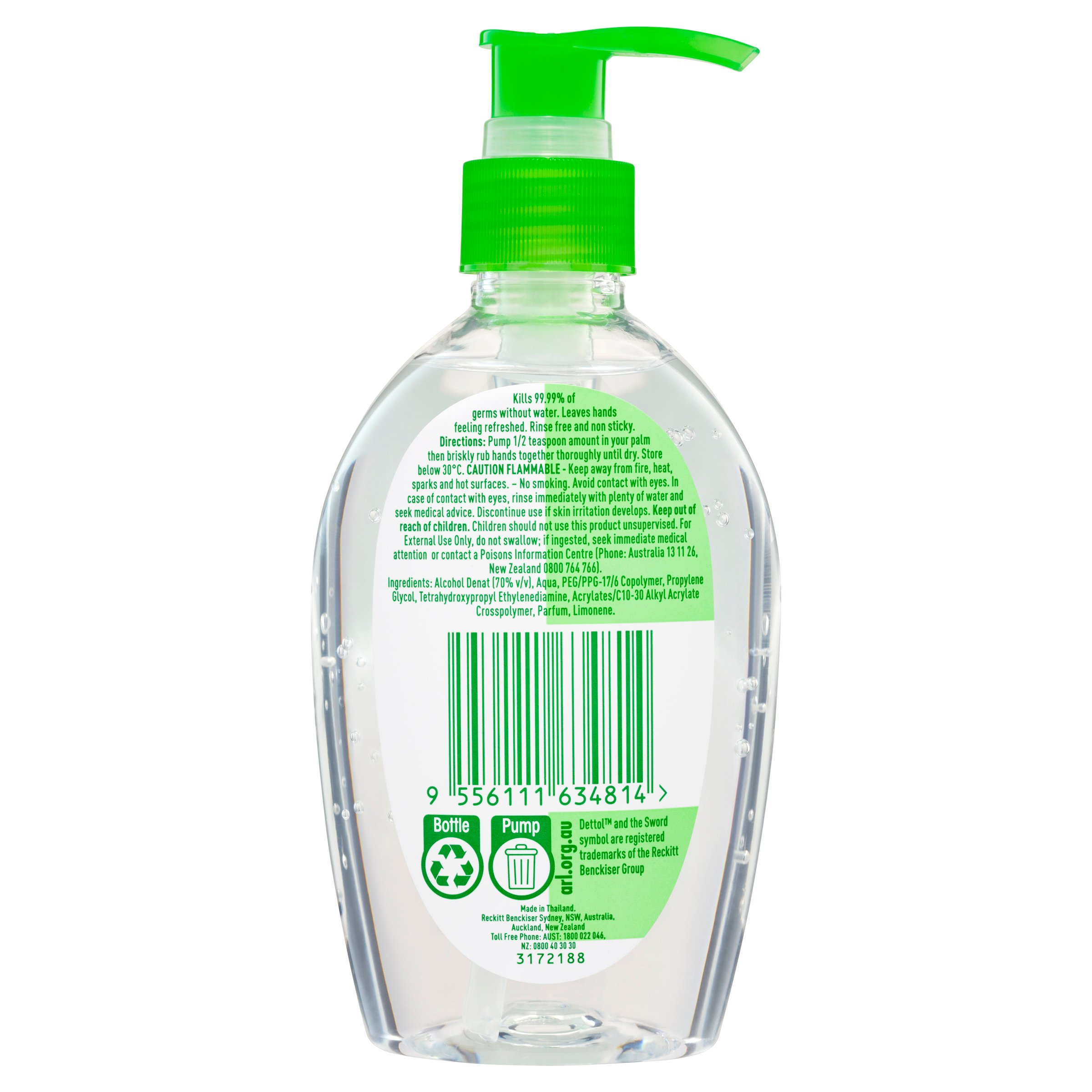 Dettol Instant Hand Sanitizer 200ml - Image 2