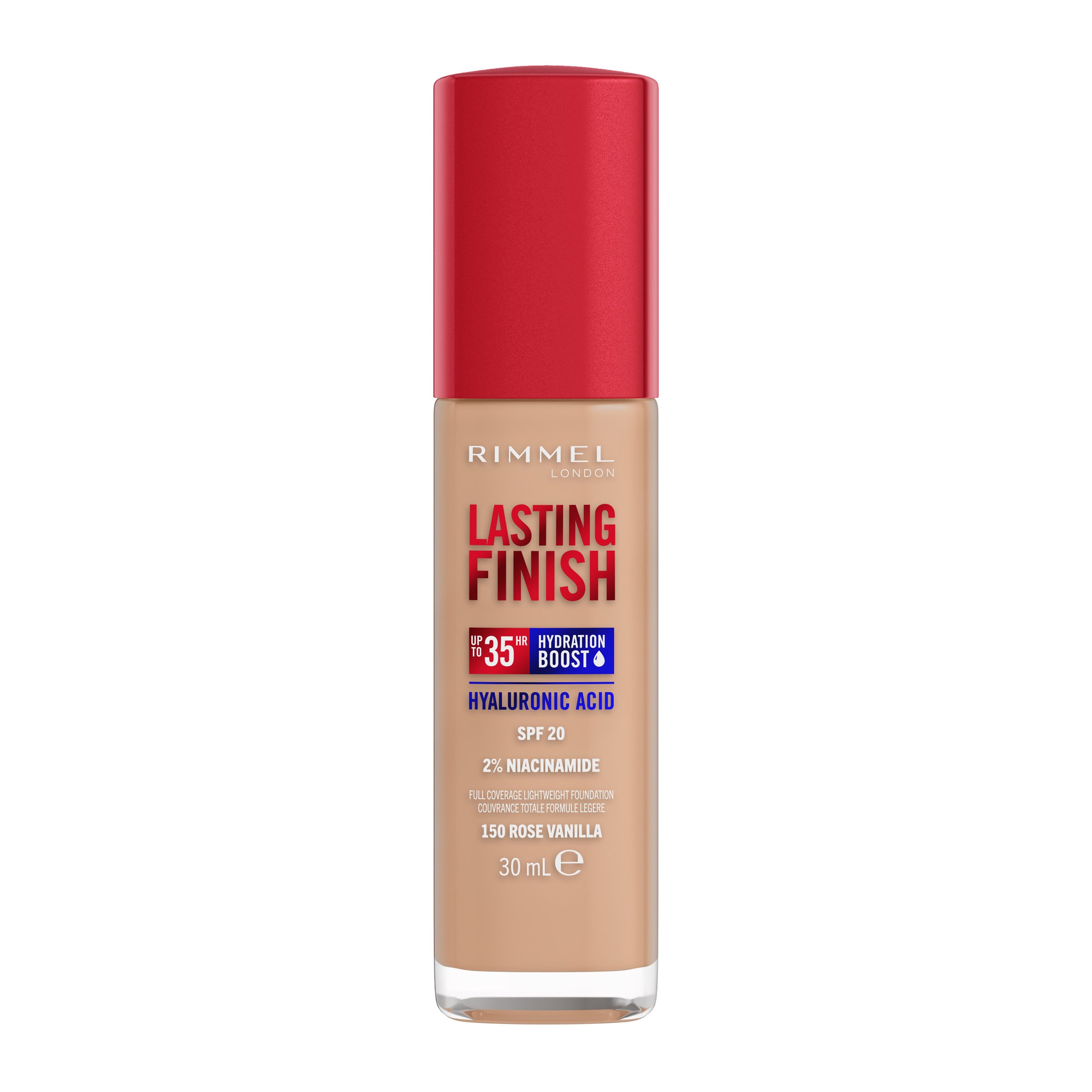 Rimmel Lasting Finish 35Hr Foundation 150 Rose Vanilla 1 each - Image 2